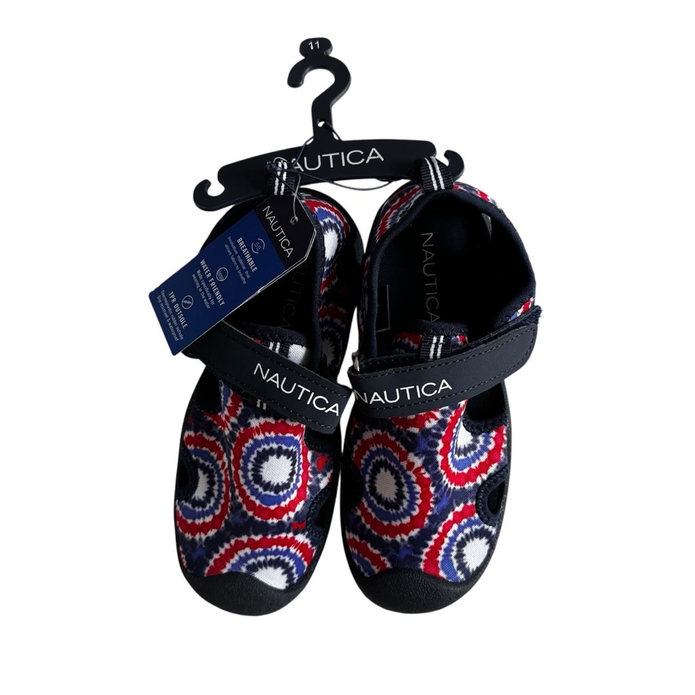 Nautica Kids Water Shoes - Red, Blue, White
